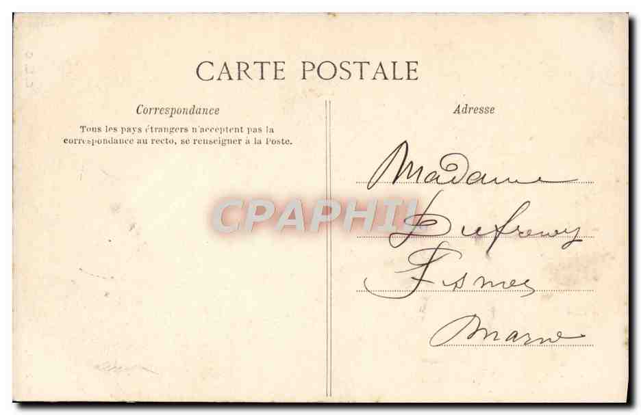 Mujer frente a un espejo — Salsogne, 1904 — Salsogne — Reverso