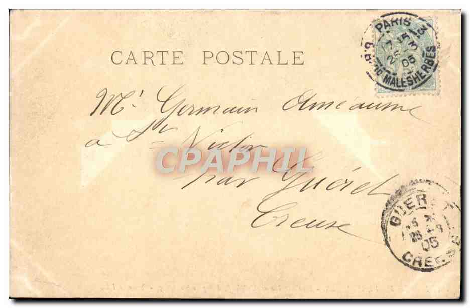 CPA Fantaisie Musee de Versailles La Courtine de Malakoff Yvon Militaria — Verso