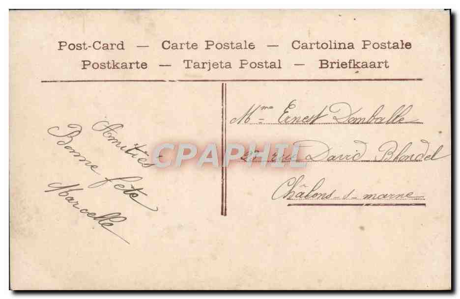 CPA Fantaisie Enfants — Rückseite
