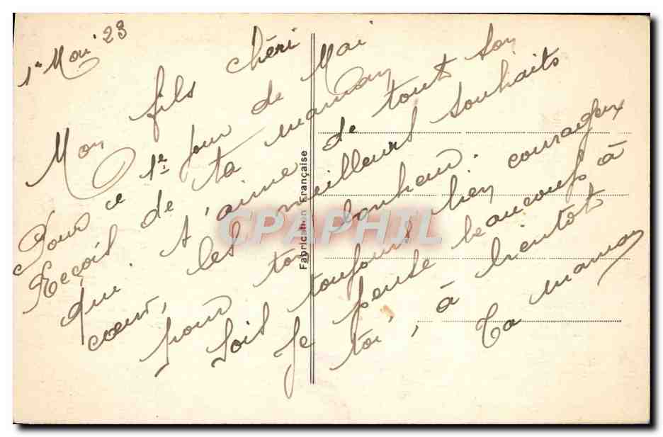 CPA Fantaisie Enfant — Rückseite