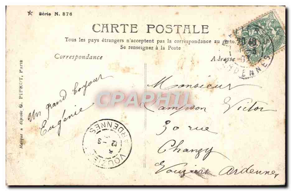 CPA Fantaisie Enfant — Rückseite