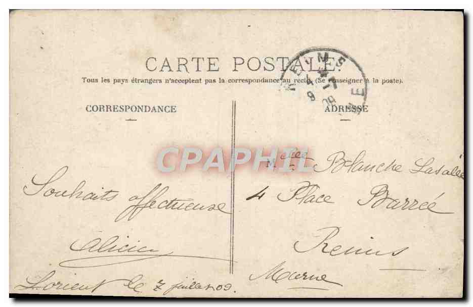 CPA Fantaisie Enfant — Rückseite