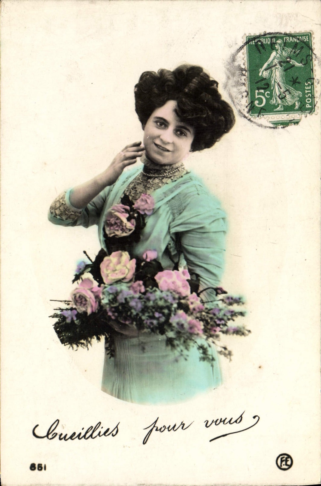 CPA Fantaisie Femme 