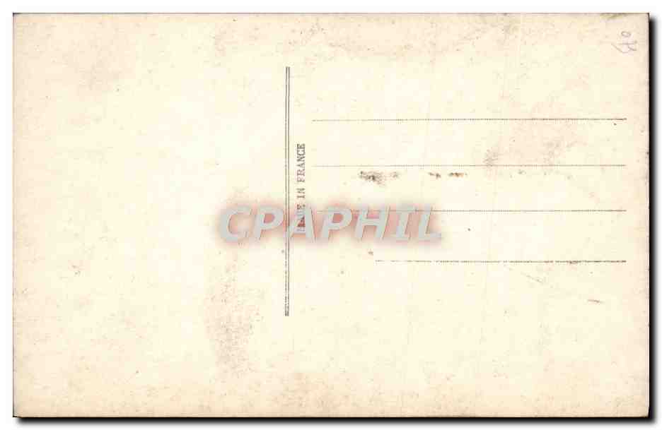 CPA Fantaisie Homme  — Rückseite