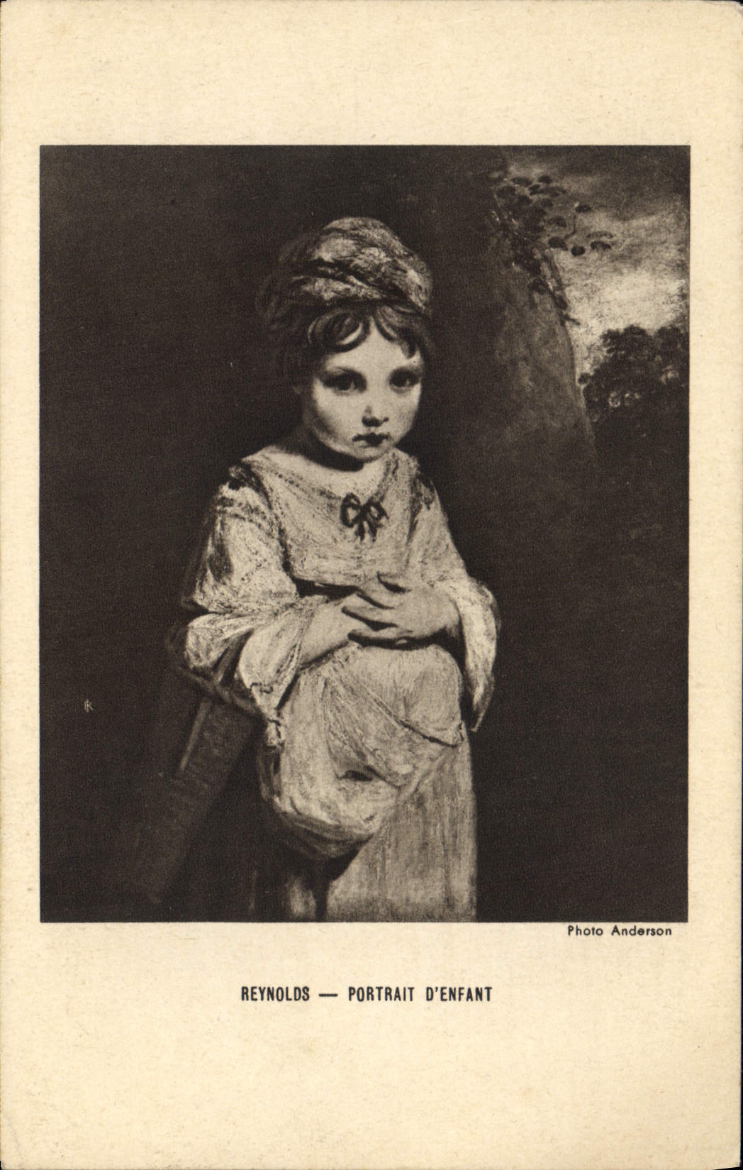 CPA Fantaisie Reynolds Portrait d'enfant
