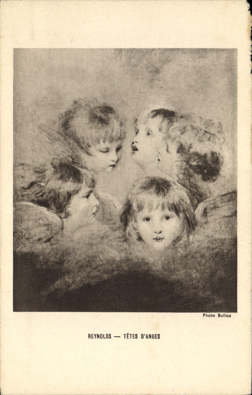CPA Fantaisie Reynolds Tetes d'anges