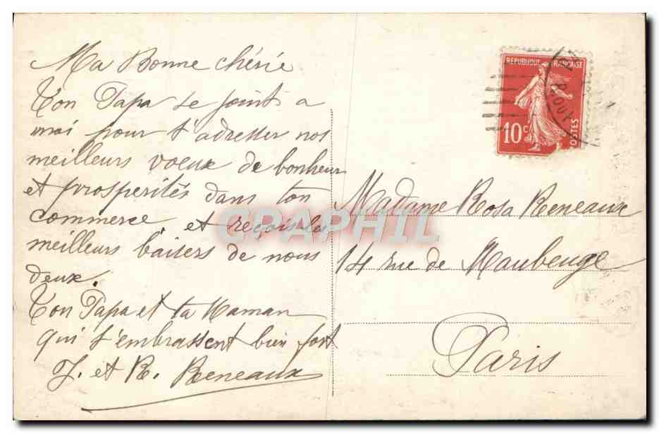 Giovane donna sorridente — Sainte-Beuve — A.N. Paris, n°1218 — Verso