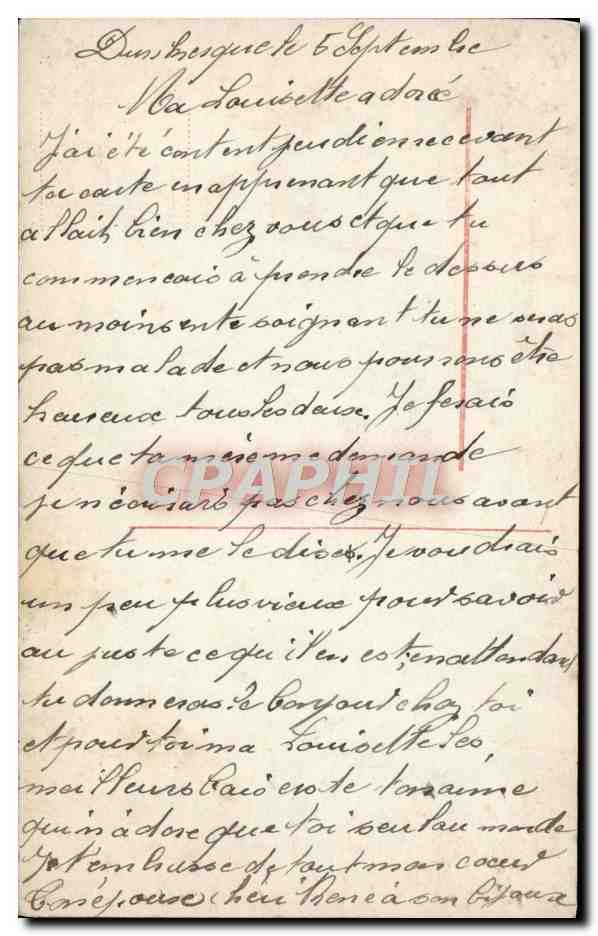 CPA Fantaisie Femme  — Verso