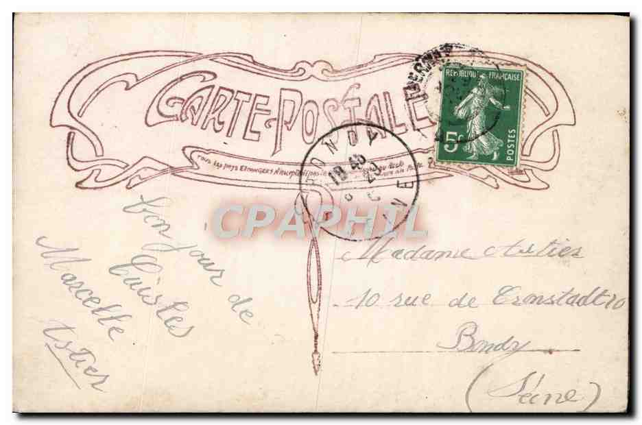 CPA Fantaisie Enfants  — Rückseite
