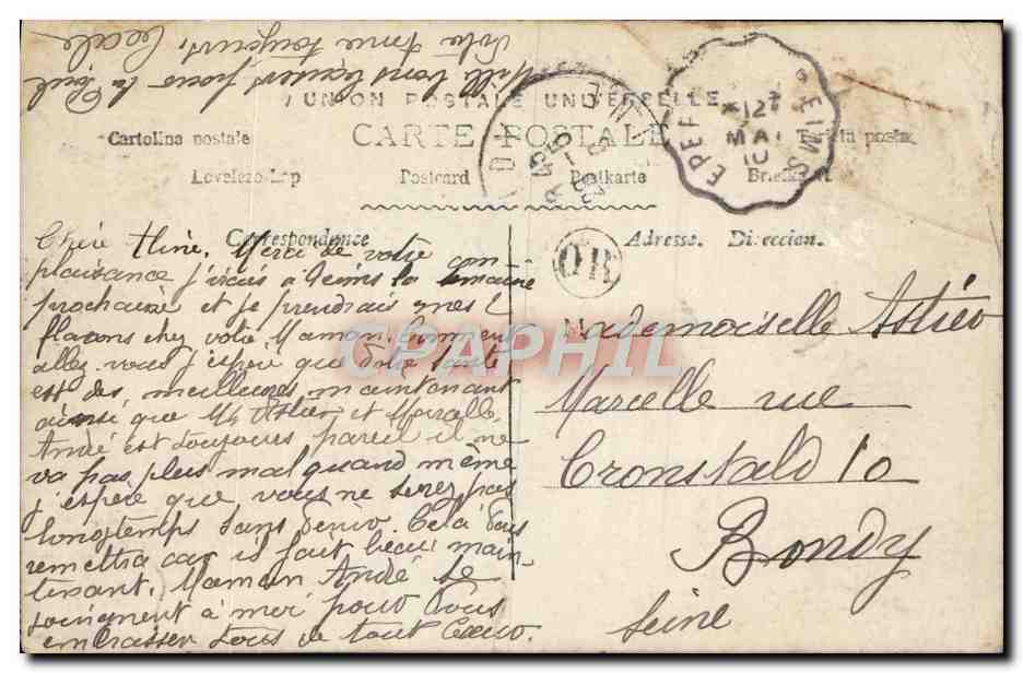CPA Fantaisie Enfant — Verso