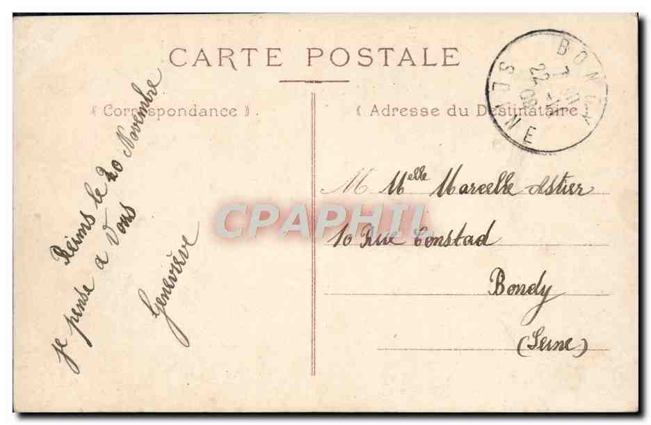 CPA Fantaisie Enfant — Rückseite