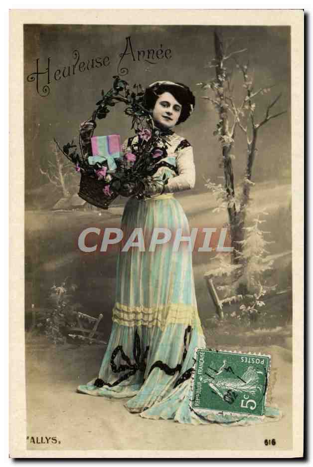 CPA Fantaisie Femme
