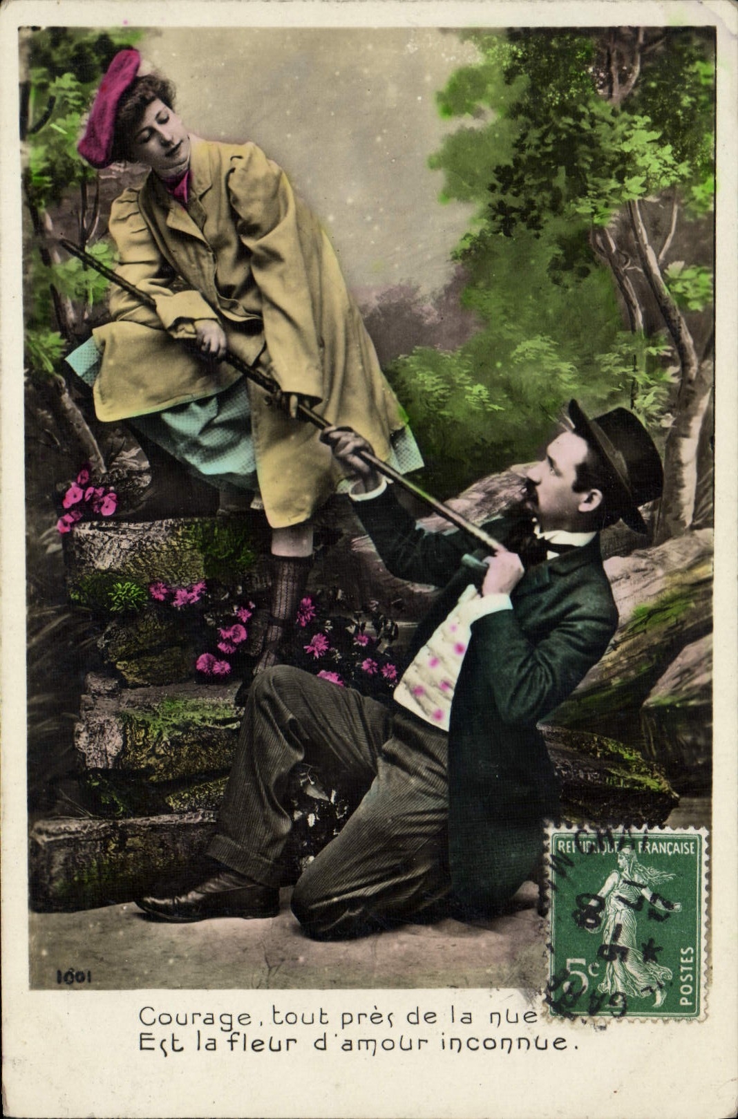 CPA Fantaisie Femme