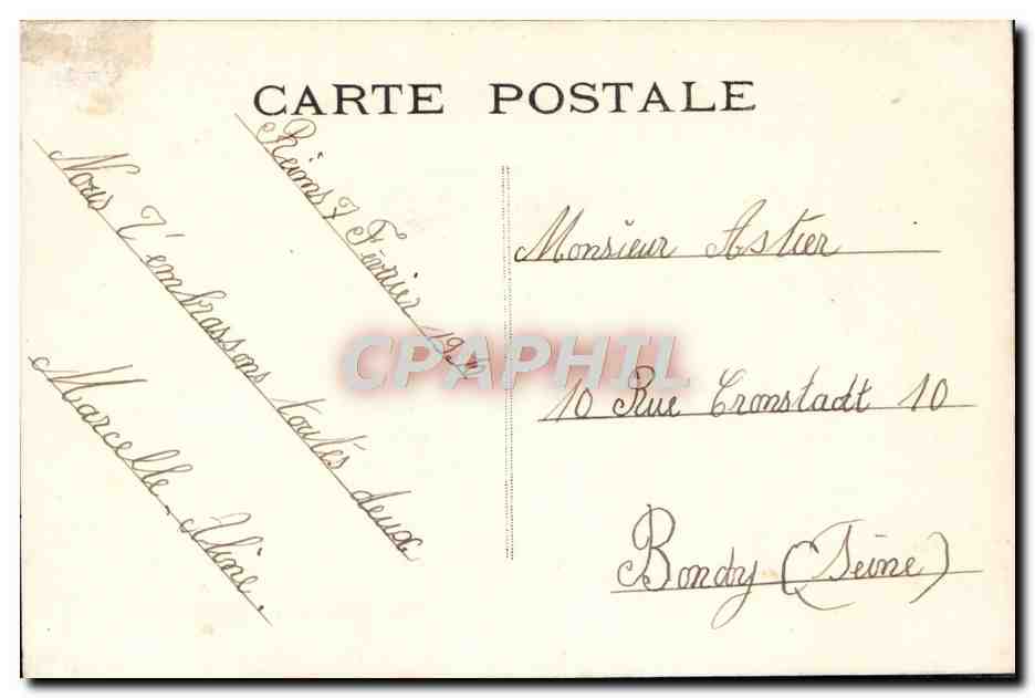 CPA Fantaisie Enfant — Verso