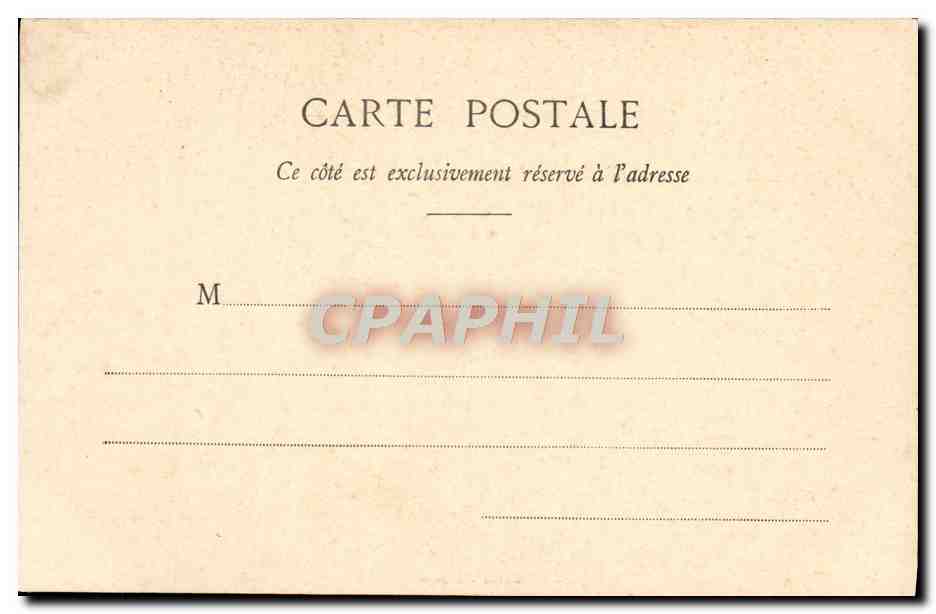 La leçon de natation — scène de spectacle — Phototypie A. Burel — Verso
