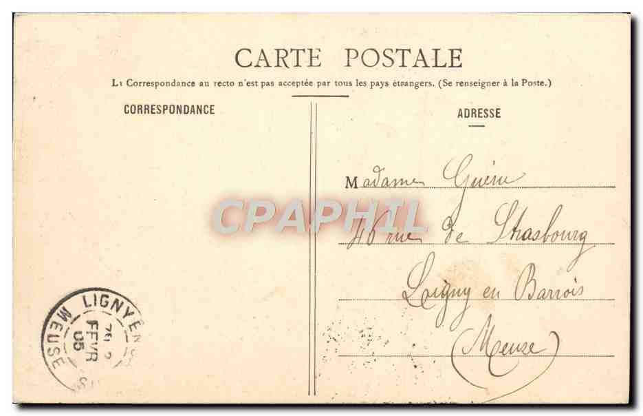 Young woman in a nest — phototypie A. Bérenger & Cie, Meuse — n°352 — Back