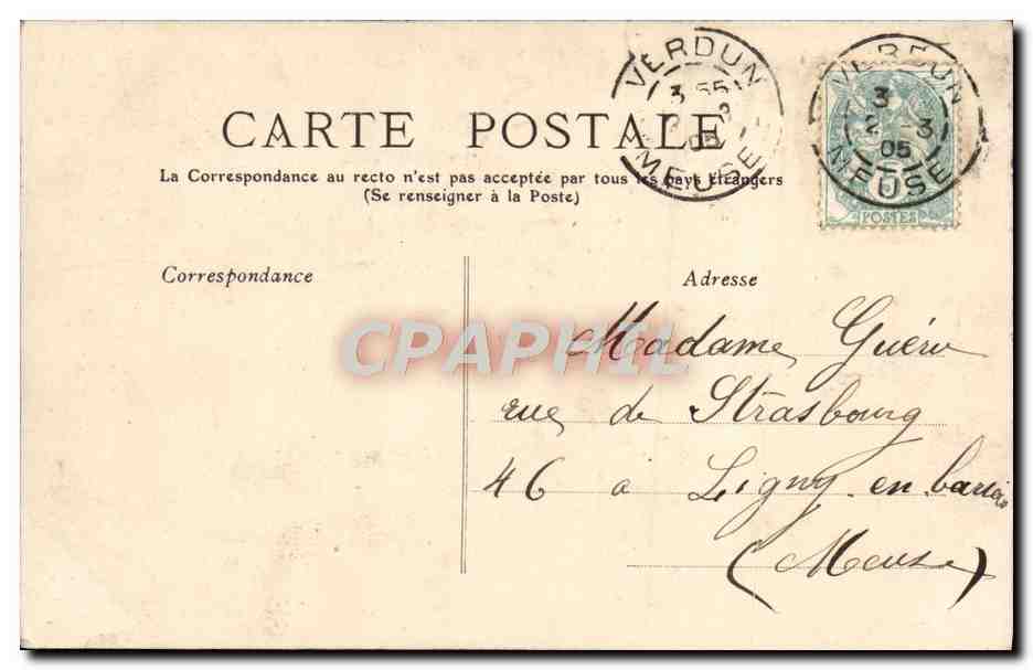 La Cageure - 5 — scène de théâtre avec texte imprimé — éditeur non identifié — Verso