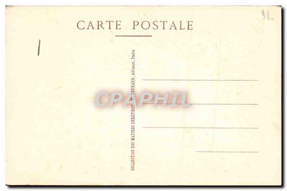 CPA Fantaisie La Sainte Vierge de la Maison d'Orleans Raphael Sanzio  — Verso