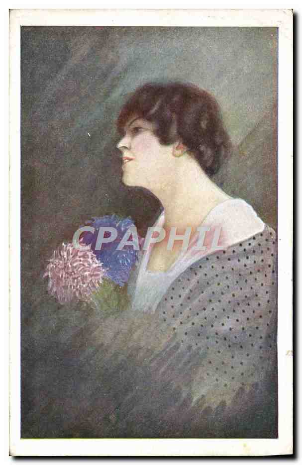 CPA Fantaisie Femme