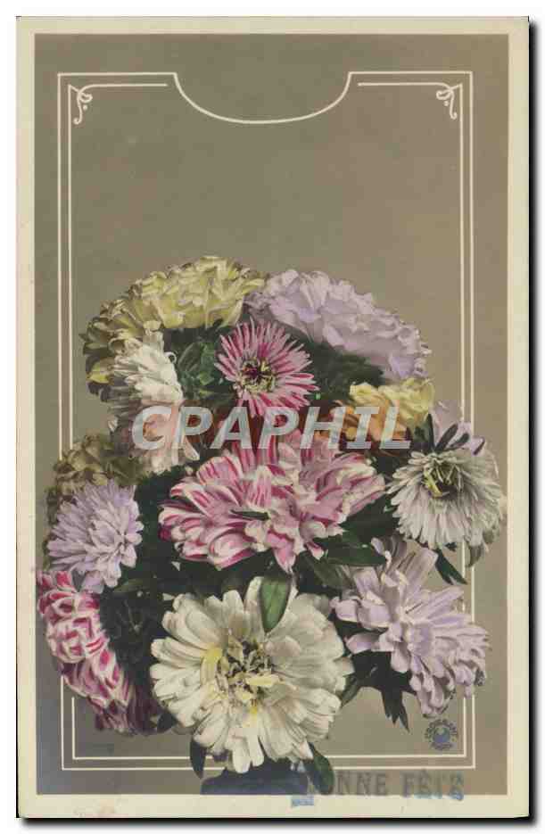 CPA Fantaisie Fleurs