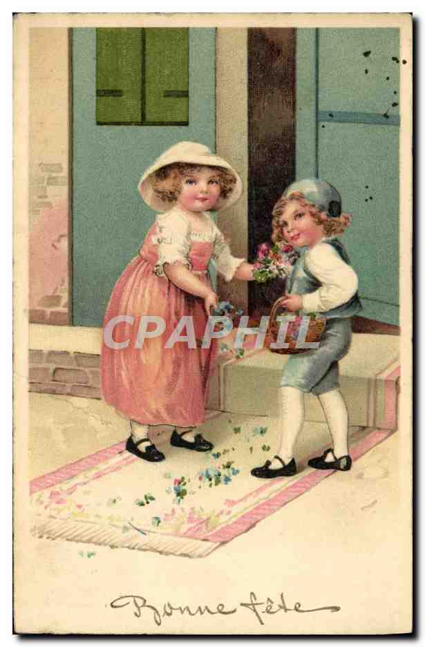 CPA Fantaisie Enfants