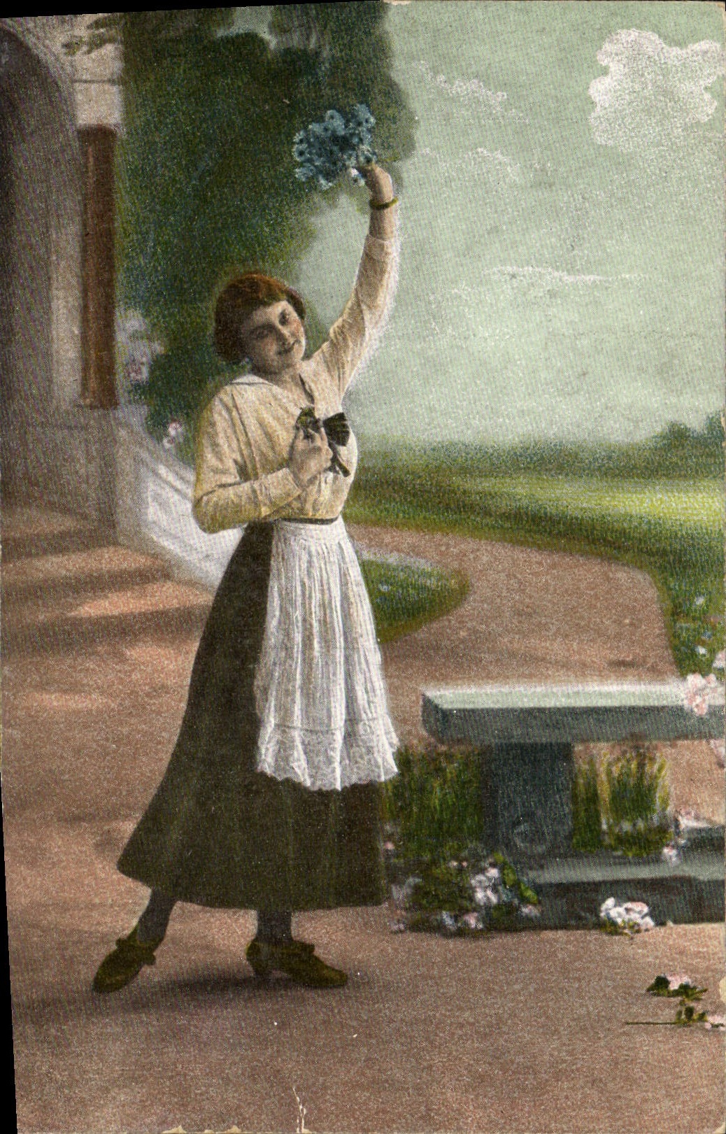CPA Fantaisie Femme