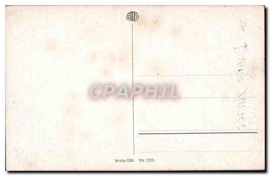 CPA Fantaisie Femme — Rückseite