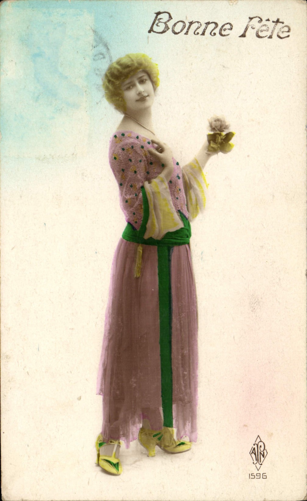 CPA Fantaisie Femme