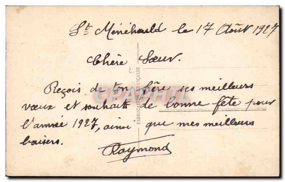 CPA Fantaisie Femme Soldat Militaria — Verso
