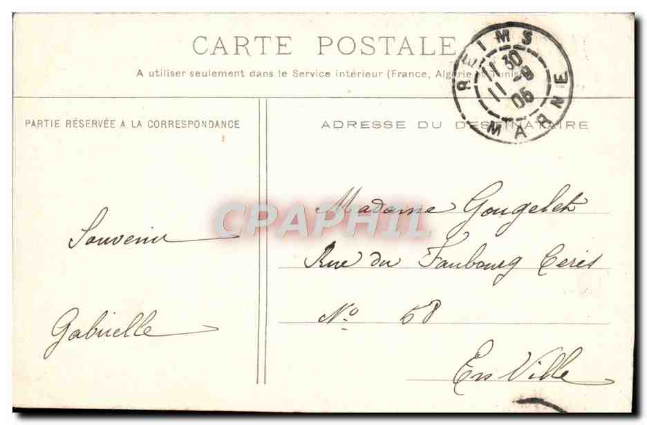 CPA Fantaisie Enfants Alsace Dernieres cartouches — Rückseite