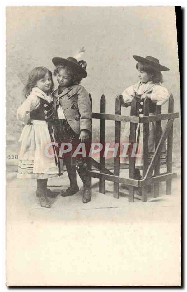 CPA Fantaisie Enfants Folklore