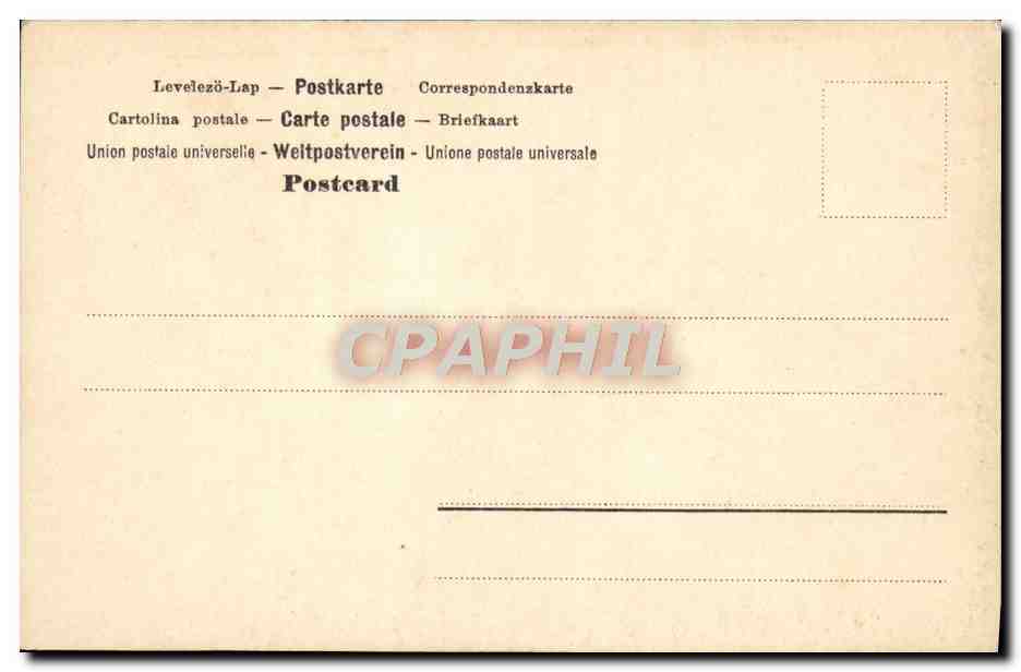CPA Fantaisie Enfants — Rückseite
