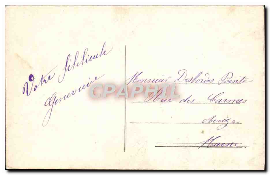 CPA Fantaisie Enfant — Verso