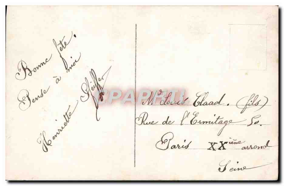 Femme en robe rose tenant une carte — REX 4230 — éditeur REX — Reverso