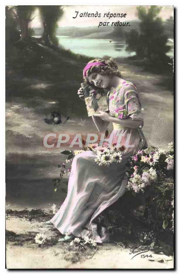 CPA Fantaisie Femme