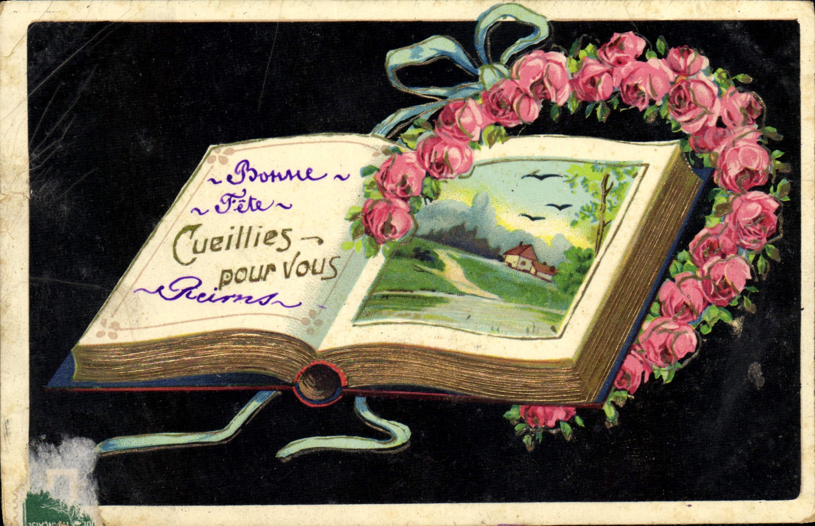 CPA Fantaisie Livre