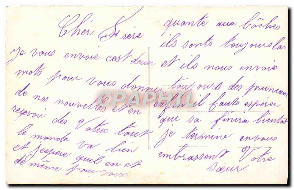 CPA Fantaisie Enfant  — Verso