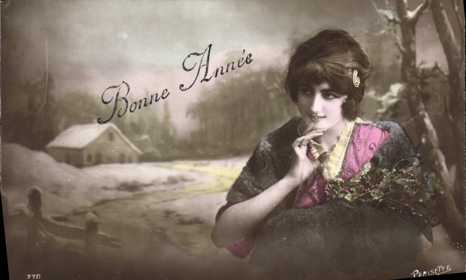 CPA Fantaisie Femme