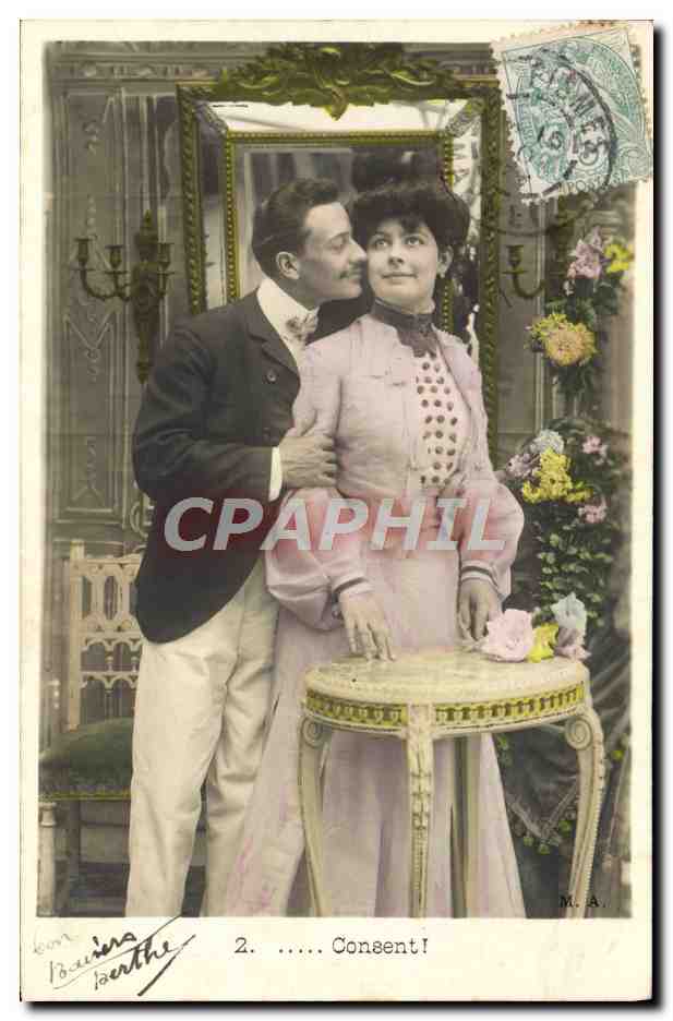 Par de personas en interiores — escena de propuesta de matrimonio — editor M. A. (M. A.)