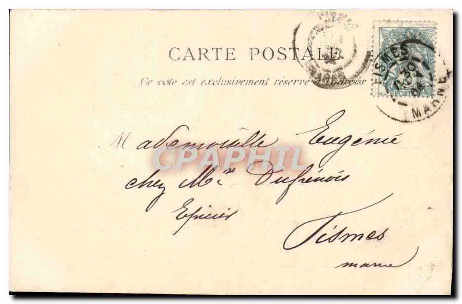 CPA Fantaisie Enfant Pretre Violon Musique — Verso