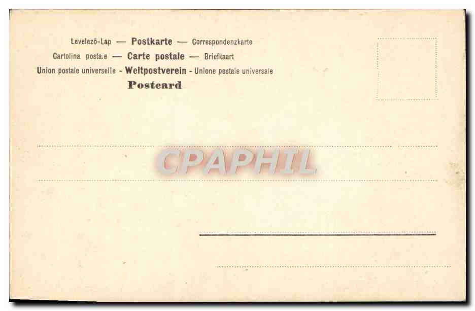 CPA Fantaisie Enfants — Rückseite