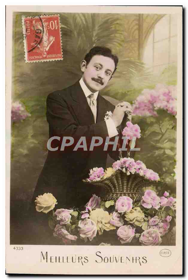 CPA Fantaisie Homme