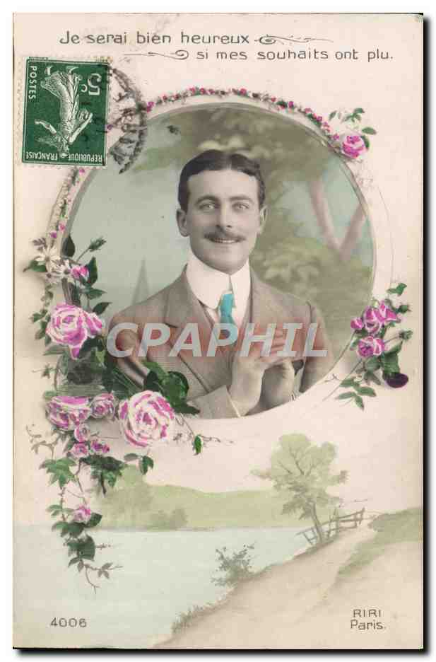 CPA Fantaisie Homme