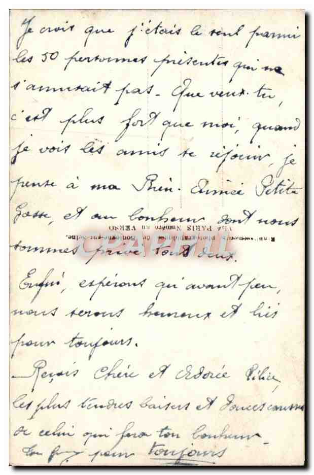 CPA Fantaisie Femme Marin — Rückseite