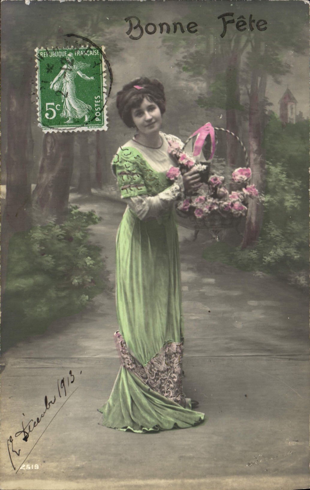 CPA Fantaisie Femme
