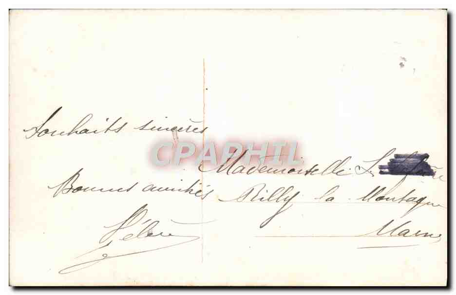 CPA Fantaisie Femme — Verso
