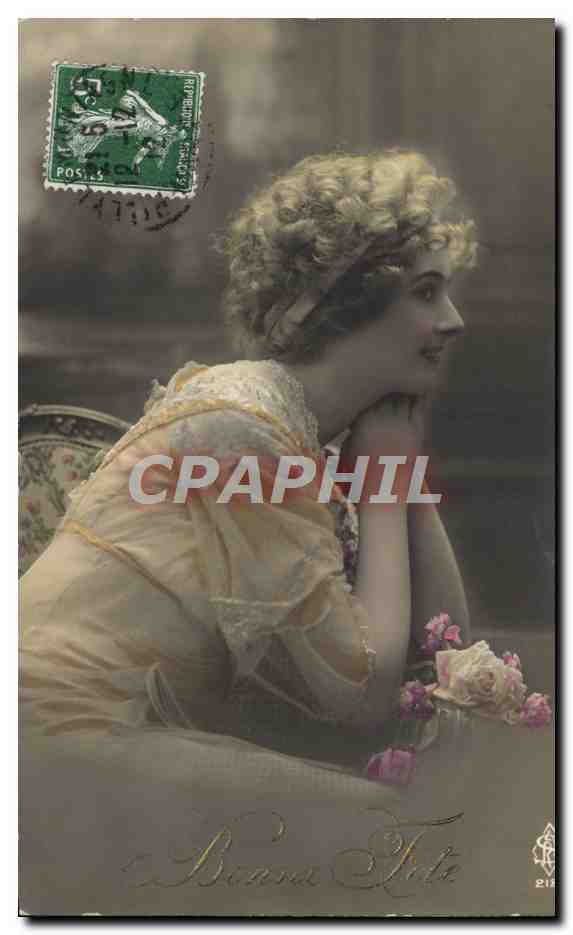 CPA Fantaisie Femme
