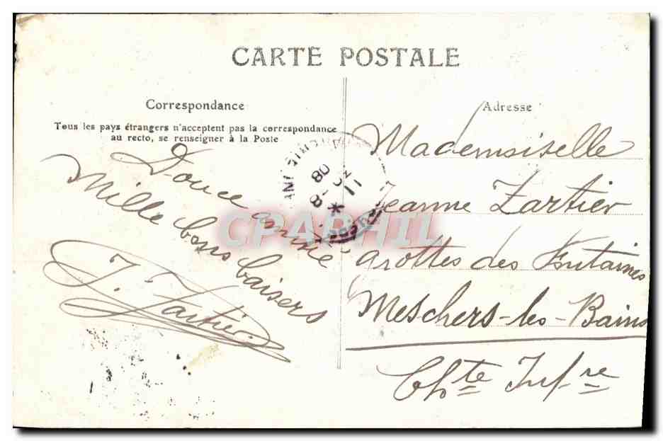 CPA Fantaisie Enfant Diabolo — Rückseite