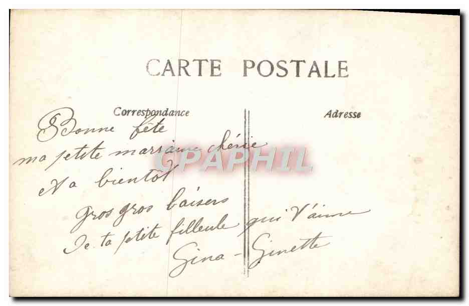 CPA Fantaisie Enfant — Rückseite