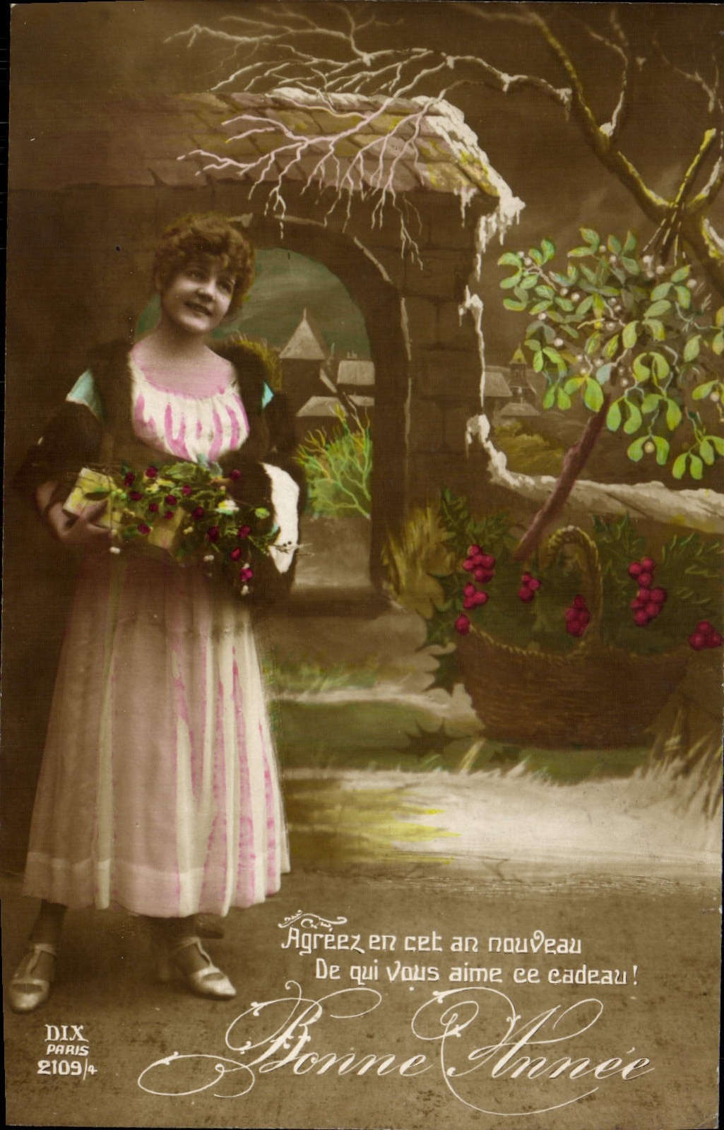 CPA Fantaisie Femme